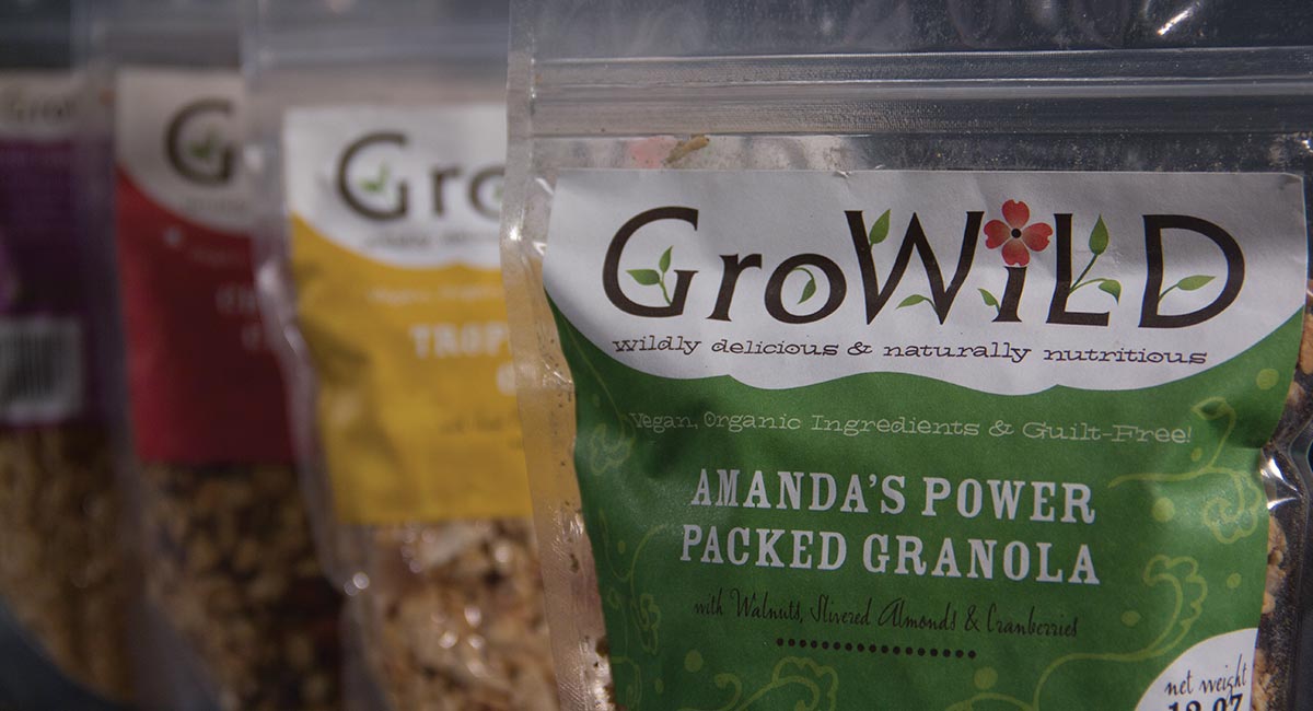growild granola design work
